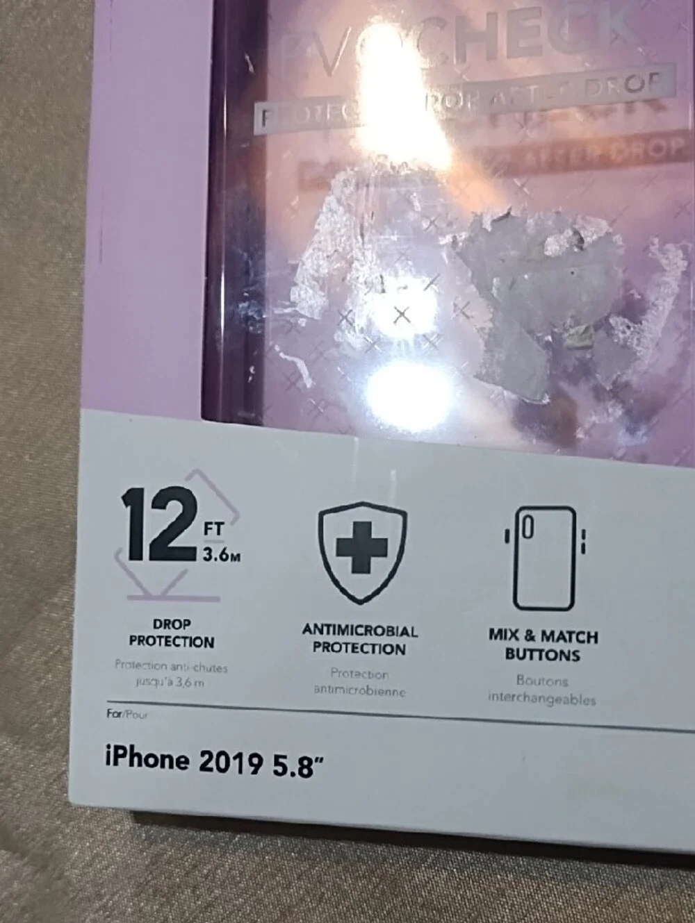 tech21 Evo Check Lavender Pink Protective iPhone Case NIB. - Picture 8 of 8